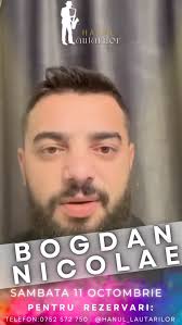 🔥 Sâmbătă, 11 octombrie la Hanul Lăutarilor e petrecere mare!, 🎶 Bogdan  Nicolae & formația vin cu chef, voie bună și muzică de nu te mai lasă să  stai jos!, 💃 Adu-ți gașca, lasă grijile acasă și ...