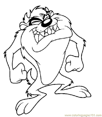 Free printable taz coloring pages for kids. Tazmanian Devil Taz Coloring Page 03 Coloring Page For Kids Free Taz Devil Printable Coloring Pages Online For Kids Coloringpages101 Com Coloring Pages For Kids