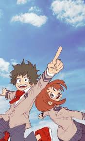 Izuku Midoriya X Uraraka Ochako Boku No Hero Academia Anime Wallpaper Hero Wallpaper Anime Very adorable and cute pictures of: izuku midoriya x uraraka ochako boku