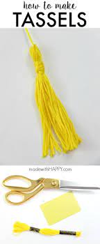 How To Make A Diy Tassel Graduation Tassel Tassel Earings More Make A Tassel Graduation Diy How To Make A Tassel