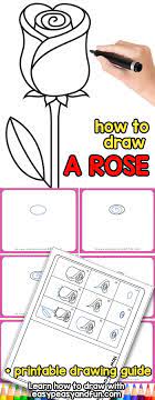 I make drawing video that are easy to understand and apply. How To Draw A Rose Easy Step By Step For Beginners And Kids Easy Peasy And Fun