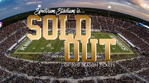 Ucf Knights 2019 Football Season Tickets Sold Out Dr