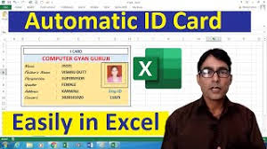 To create a graphic background for the id card we'll use geometric shapes. How To Make School Id Card In Excel Herunterladen
