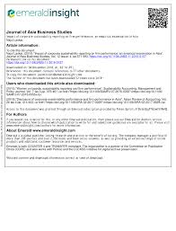 Plz inform me if u want to use this logo effect thank you. Pdf Impact Of Corporate Sustainability Reporting On Firm Performance An Empirical Examination In Asia