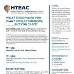 What to do when ... - HTEAC