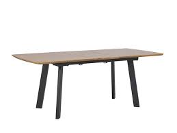 This piece can be combined with my other ones. Extending Dining Table 160 200 X 90 Cm Dark Wood And Black Salvador Beliani De