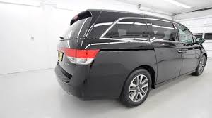 Elite shown in lunar silver metallic with honda genuine accessories. Eb007663 2014 Honda Odyssey Touring Elite Hondaofburien Crystal Black Pearl Youtube