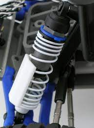 Rpm shock shaft guards are a simple design, replacing your stock shock spring cup with one that has a thin but tough shield rising up to the base of the shock body, completely blocking debris from. Shock Shaft Guards For Traxxas Durango 1 10th Scale Shocks Rpm R C Products