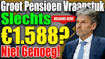 Pensioen Update September 2025: Slechts €1.588 Netto per ... - YouTube