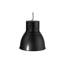 Cette lampe suspension est une combinaison trendy de style industriel et urbain. Grande Suspension Industrielle Hangar Noire Millumine