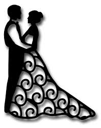 Materials 20cm square piece of card stock or… Frantic Stamper Precision Die Bride And Groom Silhouette