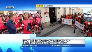 Około 200 ratowników medycznych z kilku miast województwa podlaskiego protestowało w jeżeli ich protest nie przyniesie rezultatów, ratownicy zapowiadają protest głodowy i rozbicie miasteczka. Rfmigr1pclus7m