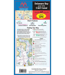 Maptech Delaware Bay And The C And D Canal Waterproof Chart 3rd Edition 2018