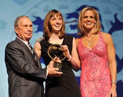 Ledecky was a usa olympic team member in 2012 and 2016, and holds the record for most individual gold medals (11) and overall gold medals (15) at the world aquatics championships. Michael Bloomberg Dara Torres Katie Ledecky Michael Bloomberg And Katie Ledecky Photos Zimbio