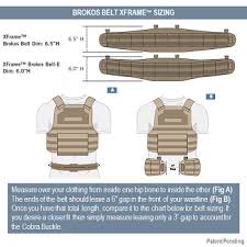 Tyr Tactical Xframe Brokos Belt Spec And Sizing Data