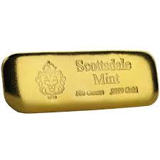 One year gold price chart. 1 100 Oz Scottsdale Gold Bar Td Precious Metals