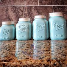 Choose from contactless same day delivery, drive up and more. South Texas Home Decor Large Set Of 4 Canister Set For Kitchen Flour Jar Sugar Jar Coffee Jar