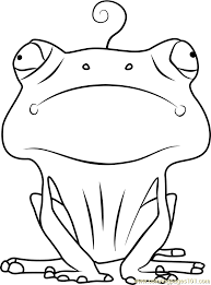 Disney the princess and the frog. Frog Coloring Page For Kids Free Larva Printable Coloring Pages Online For Kids Coloringpages101 Com Coloring Pages For Kids