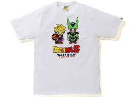 Company share their story through a 50th anniversary book. Bape X Dragon Ball Z Baby Milo Son Gohan Cell Tee White Ss20