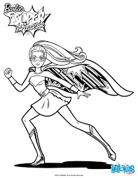 Barbie In Princess Power Coloring Pages Barbie Super Power On The Run Barbie Coloring Barbie Coloring Pages Superhero Coloring Pages