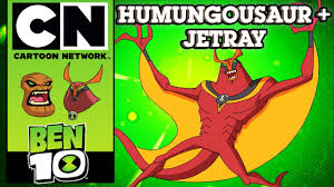 Ben transforms into a new alien, jetray and tries to control his powers fighting against a giant moth. Ben 10 The Power Of 10 Humungousaur Jetray Cartoon Network Uk Youtube
