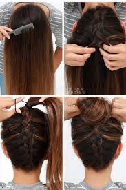 Easy updos for long hair do exist, and we've found 17 of them. 50 Incredibly Easy Hairstyles For School To Save You Time Hair Motive Hair Motive