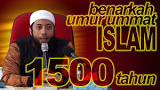 Hasil carian imej untuk Usia dunia xkan sampai 1500 Hijrah
