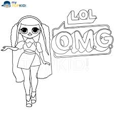 Kolorowanki lol omg starsze siostry. Omg Doll Coloring Pages Coloring Home
