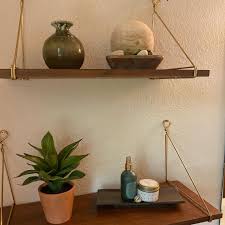 No before pictures 🤦🏼‍♀️, but trust me when I say this was quite the  transformation! Check out this cute powder bath!!🚽 In love with this wall  paper and the overall organic feel