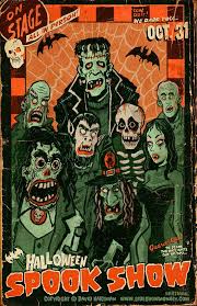 Halloween Spookshow By Hartman By Sideshowmonkey Deviantart Com On Deviantart Halloween Poster Halloween Images Retro Halloween