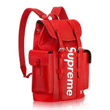 Black And Red Louis Vuitton Backpack Louis Vuitton X Supreme Christopher Backpack M41709 Louis Vuitton Supreme Classy Purses Bags