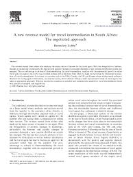 You should start your application for an extension of your visa at least 90 days prior to the expiry date. Pdf A New Revenue Model For Travel Intermediaries In South Africa The Negotiated Approach Berendien Lubbe Academia Edu