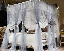 Including hanging bed canopy bed features squared tapered posts. Canopy Bed Curtains Etsy