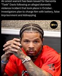 Gervonta “Tank” Davis is currently being sought by police and the U.S.  Marshals Fugitive Task Force after an arrest warrant was issued in  connection with an alleged domestic vi**ence incident in Miami