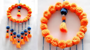 A wide variety of home decor wall hanging options are available to you, such as plastic type, fabric type, and plant fiber type. Diy Easy Wall Hanging Out Of Wool Diy Room Decor Idea 2019 Wall Hanging Ideas Woolen Crafts