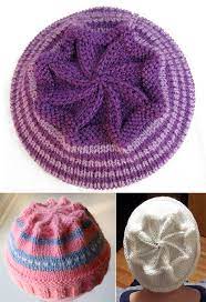 Free Knitting Pattern For Starburst Hat Hat Knitting Patterns Knitted Hats Knitting
