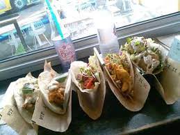 Check spelling or type a new query. 2 Chicken Tikka Taco Ahi Tuna Taco Fish And Chips Taco Falafel Taco Picture Of Velvet Taco Dallas Tripadvisor