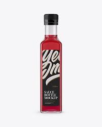 250ml Glass Bottle With 250ml W Raspberry Vinegar Mockup In Bottle Mockups On Yellow Images Object Mockups Mockup Free Psd Bottle Mockup Free Psd Mockups Templates