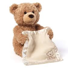 Gund Peek A Boo Teddy Bear Animated Stuffed Animal Plush 11 5 Walmart Com