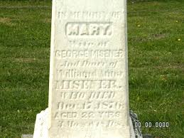 Mary Misener Misener (1854-1876)