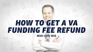 how to get a va funding fee refund