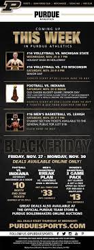 Purdue Black Friday Online Only Savings For Football Men S Basketball And Women S Basketball Senior Day College Athletics Sports Marketing