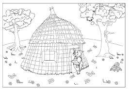 Basic prewriting, 2 part puzzles, matching cards, color the brick house, lacing cards, trace the shapes, 3 little pigs. The Three Little Pigs Story Coloring Pages Coloring Home