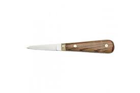 Couteau a huitres professionnel inox. Couteau A Huitre Lancette Manche Palissandre Lame Inox