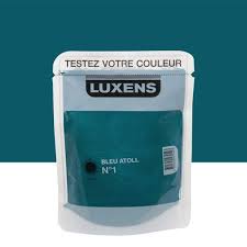 Testeur Peinture Couleurs Interieures Luxens Bleu Atoll N 1 Satin 0 05l Couleur Interieure Peinture Bleu Couleur Peinture