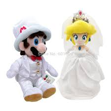 Shop 10000+ full collection of weddiging dress online, customize any size, color and style. 2pcs Set Super Mario Odyssey White Wedding Dress Princess Peach And Sitting Pose Plush Doll 23 33cm For Kids Retail Buy At The Price Of 18 64 In Aliexpress Com Imall Com