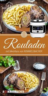 Klassische Rouladen Aus Dem Multikocher Meinhans Meinhans Schnell Und Mega Lecker Rezepte Hauptspeise Lebensmittel Essen