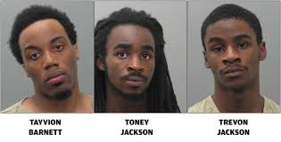 St. Louis County police arrest trio for series of robberies at gunpoint