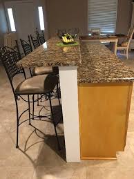 a knee wall be for granite countertops