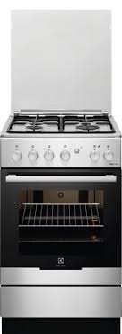 Electrolux Rkk20161ox 943005152 Cuisine D Approche 50 Cm 4 Feux Gaz 1 Four Electrique Inox Vieffetrade